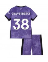 Liverpool Ryan Gravenberch #38 Kolmaspaita Lasten 2023-24 Lyhythihainen (+ shortsit)
